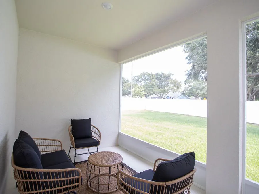 Summerlyn model home lanai